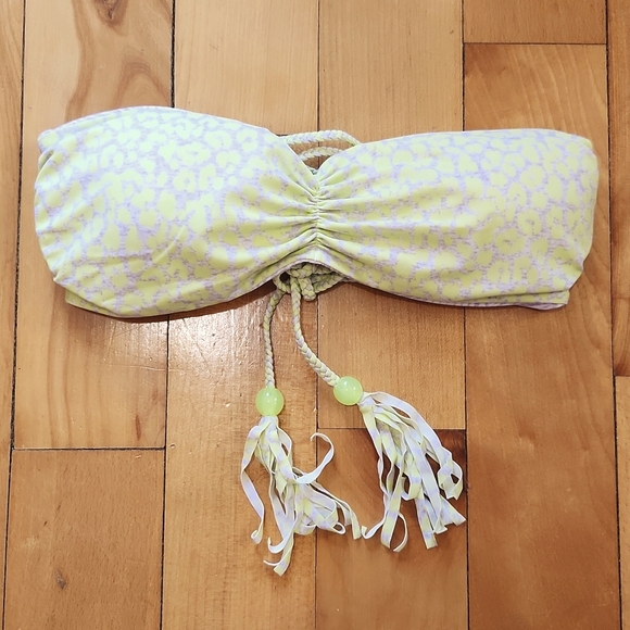 Victoria's Secret Swim Reversible Lace Up Tassle Bikini Top & Bottom Set - Small - Picture 3 of 11